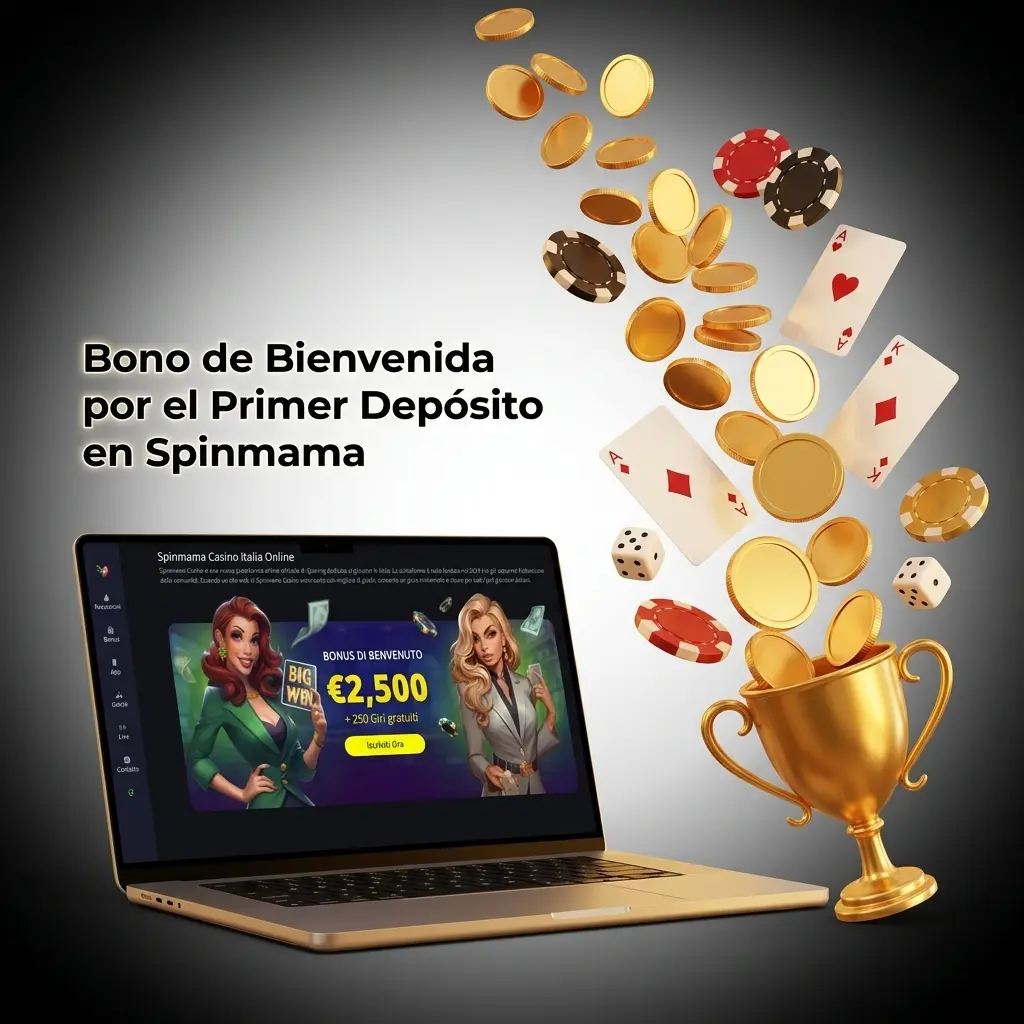 Bono de bienvenida Spinmama primer depósito 450 EUR