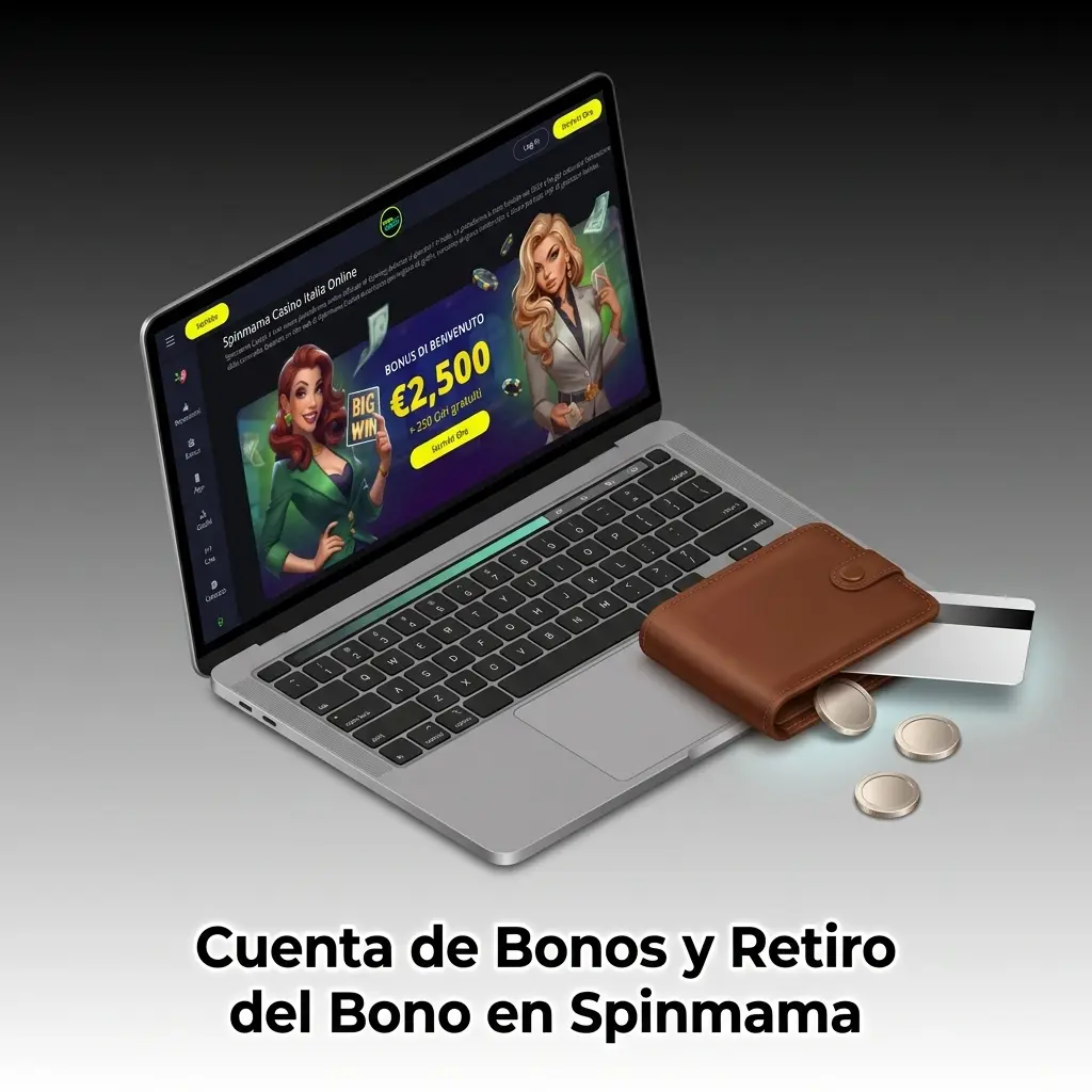 Cuenta de bonos y condiciones de retiro en Spinmama