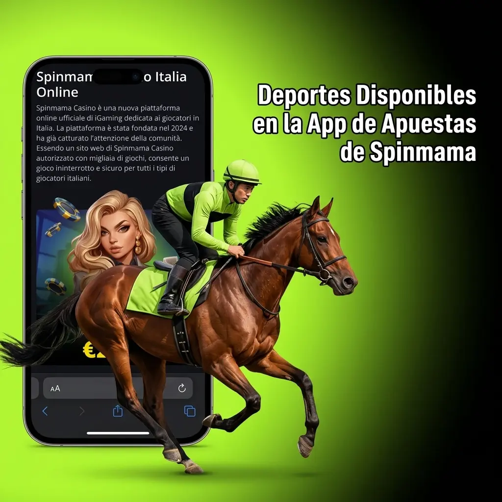 Deportes disponibles en la app de apuestas de Spinmama