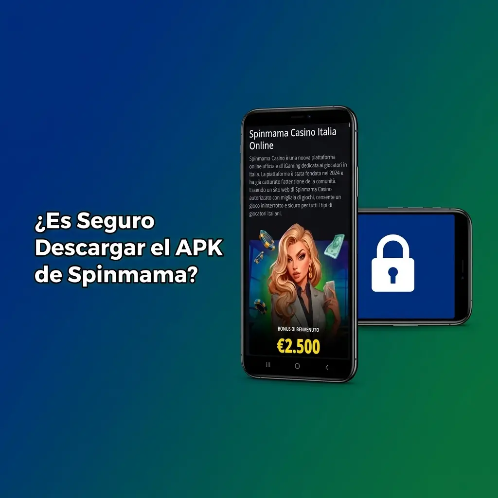 Descarga segura del APK de Spinmama con cifrado SSL