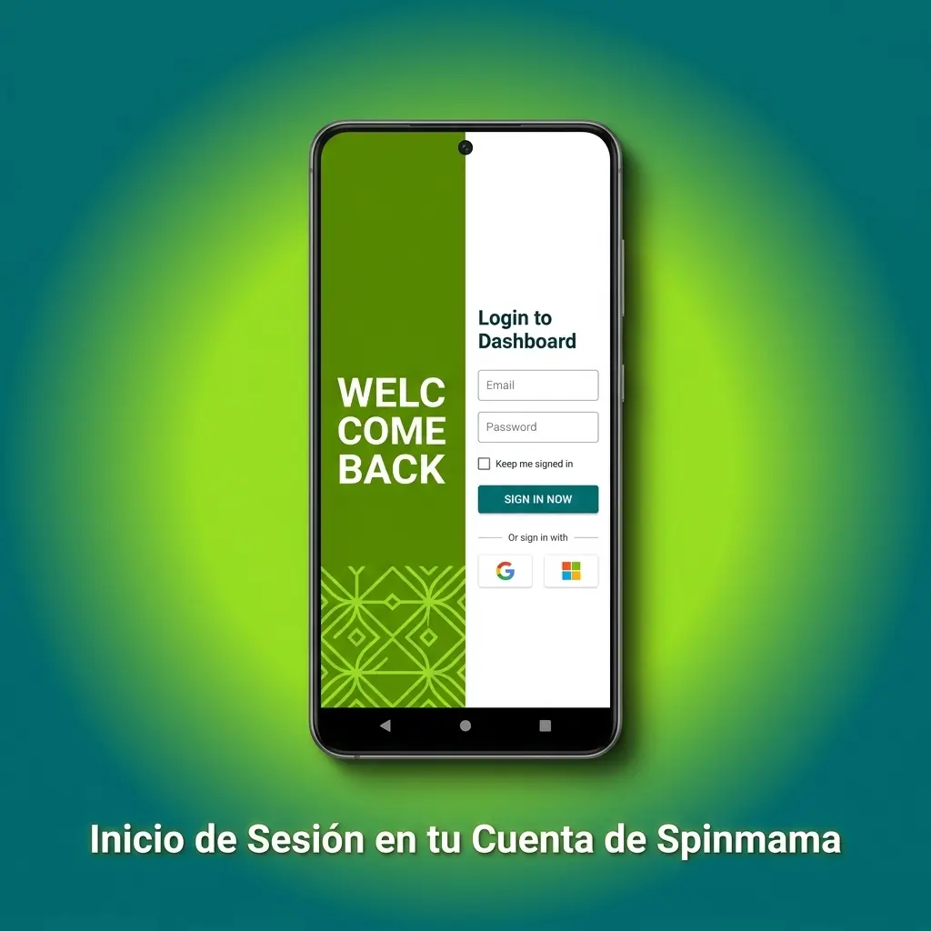 Formulario de inicio de sesión de Spinmama