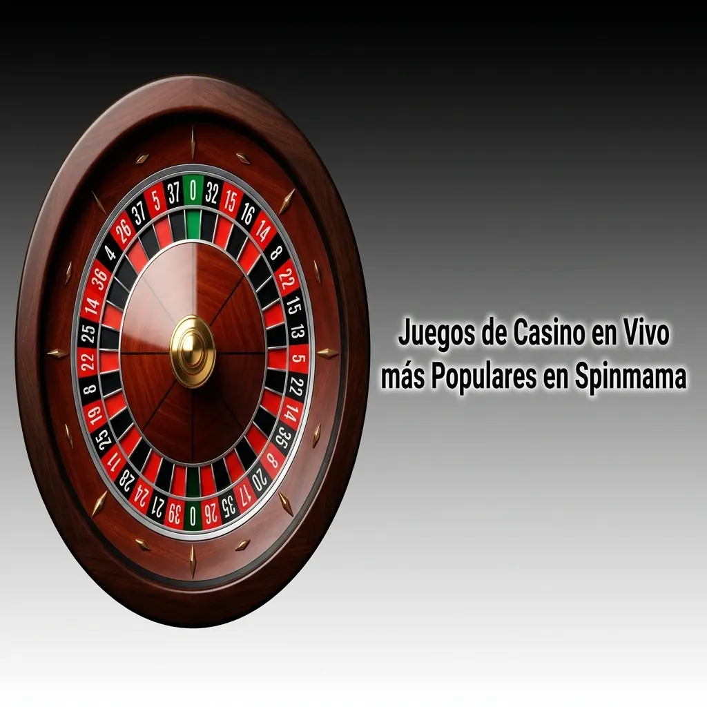 Juegos de casino en vivo en Spinmama con mesas de Evolution y Pragmatic Play Live