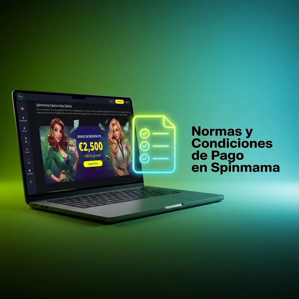 Normas y condiciones de pago en Spinmama