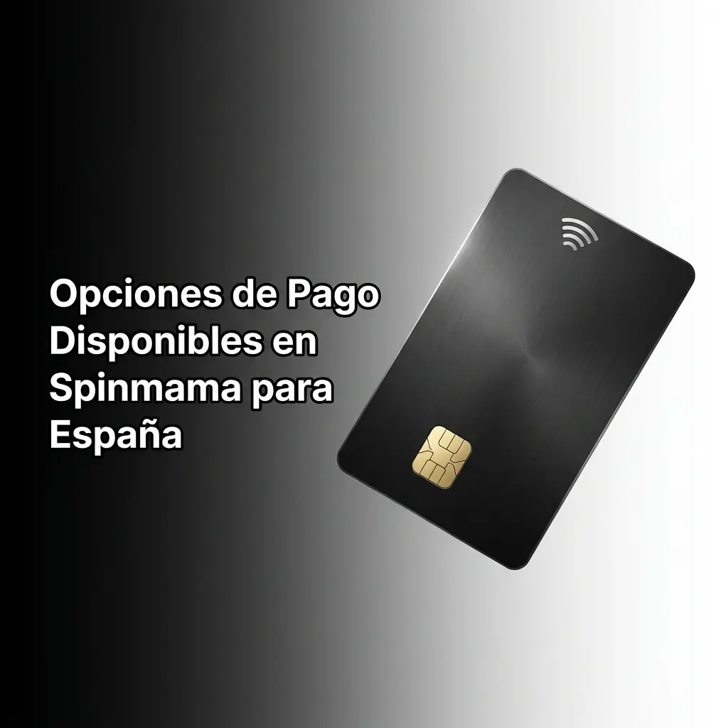 Métodos de pago disponibles en Spinmama para jugadores españoles