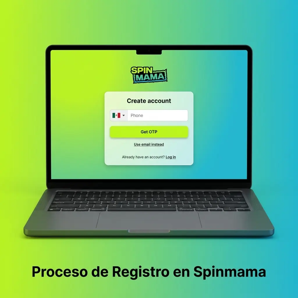 Proceso de registro en Spinmama