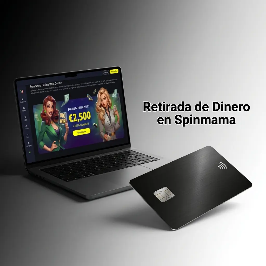 Proceso de retirada de fondos en Spinmama