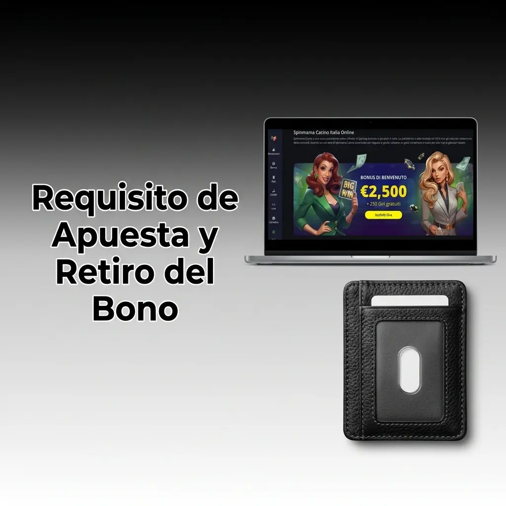 Requisitos de apuesta y retiro del bono en Spinmama