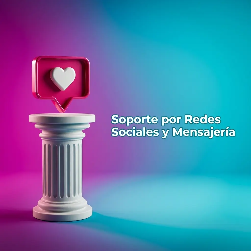 Soporte por redes sociales y mensajería en Spinmama